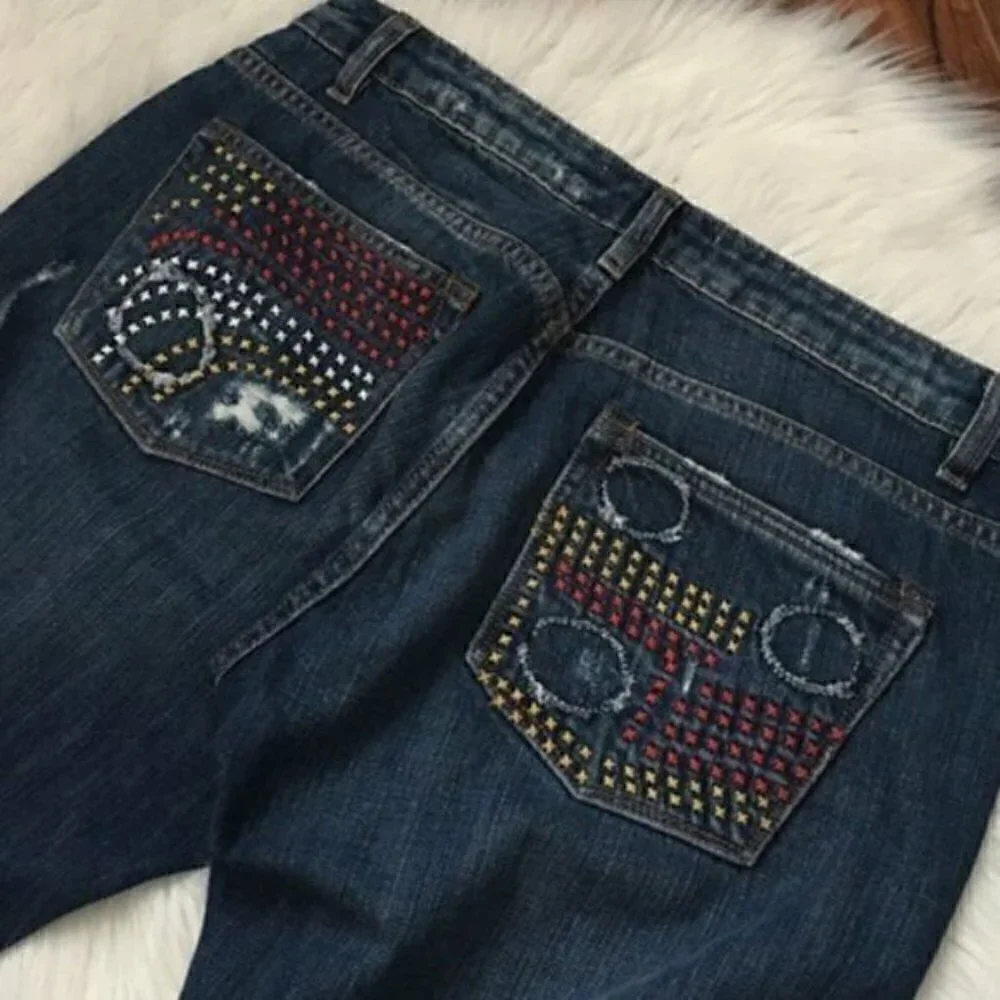Artisan de Luxe Size 25 Destroyed Jeans Premium 29.5 x 30